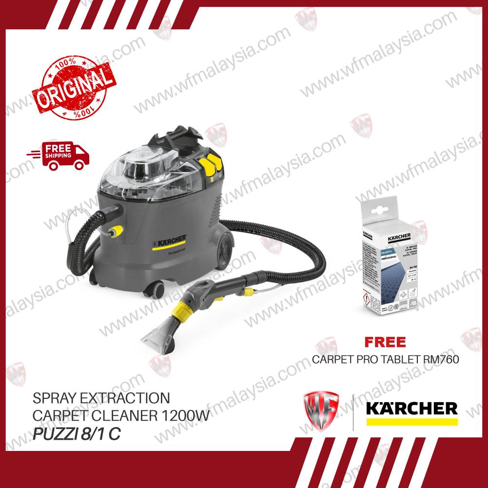 Karcher Germany PUZZI 8/1C Spray Extraction Carpet Cleaner 1200W with