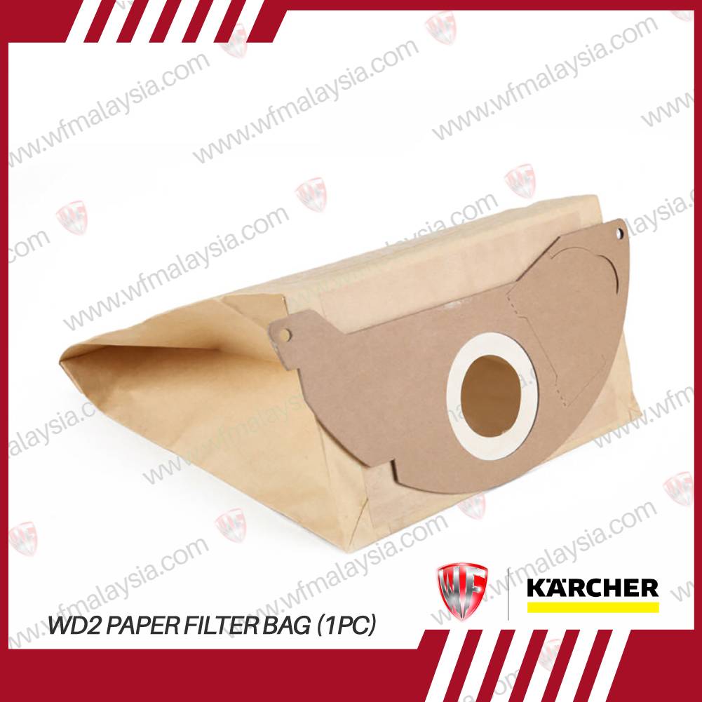 KARCHER WD2 PAPER FILTER BAG WD2 (1 PC PAPER BAG ONLY)