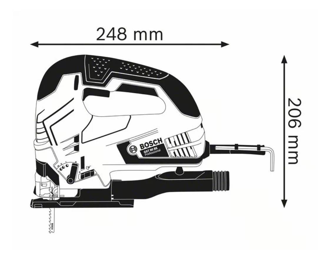 Bosch Jigsaw GST 90 BE Professional 060158F0L0 c/w T144D Saw Blade x