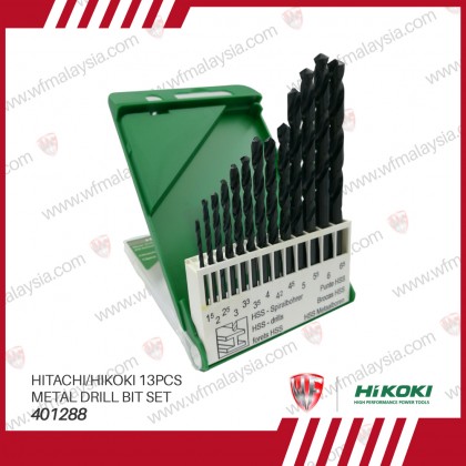 Hitachi/Hikoki 13pcs Metal Drill Bit 