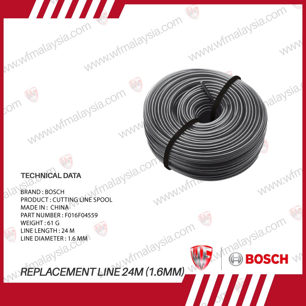 BOSCH Replacement Line 24m (1.6mm) F016F04559