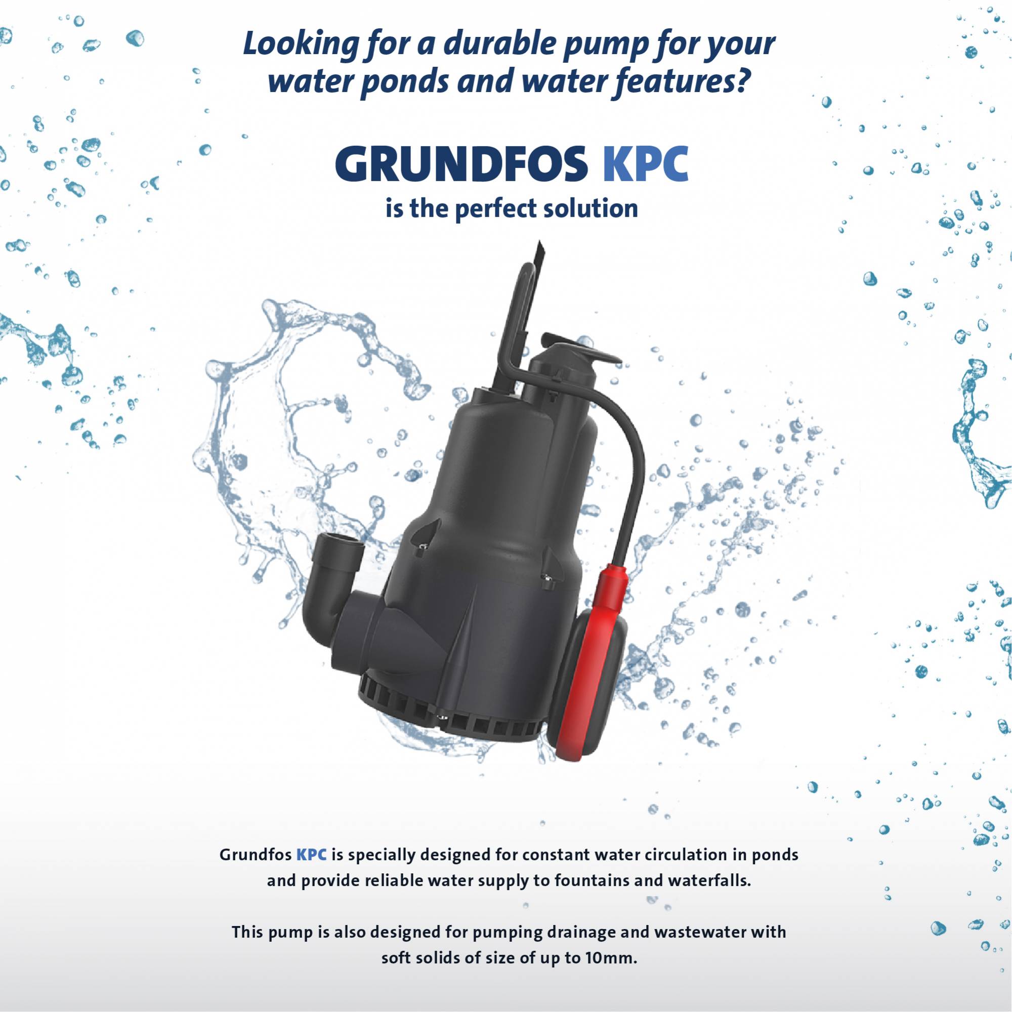 Grundfos KPC 300 A Submersible Drainage Pumps