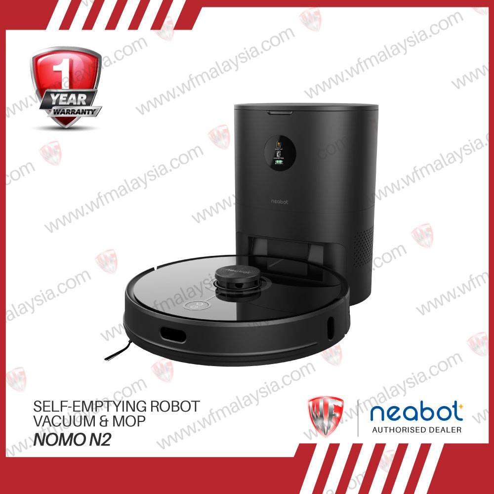 Neabot Robot Vacuum and Mop N2 SelfEmptying Dustbin addon Starter Kit