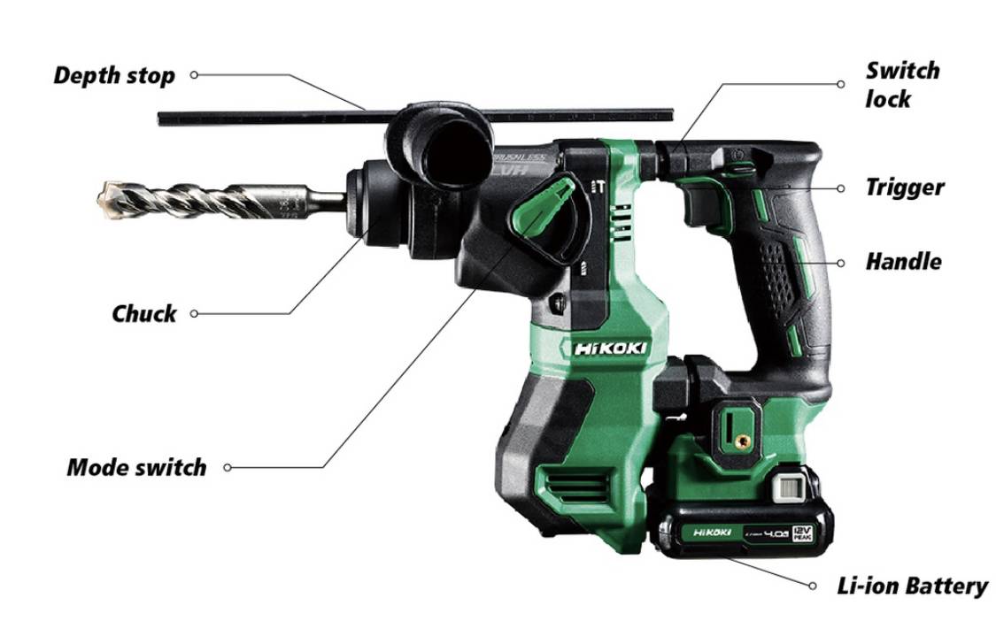 Hikoki KC12DHW 12V Cordless Brushless combo Set c/w DH12DD Cordless