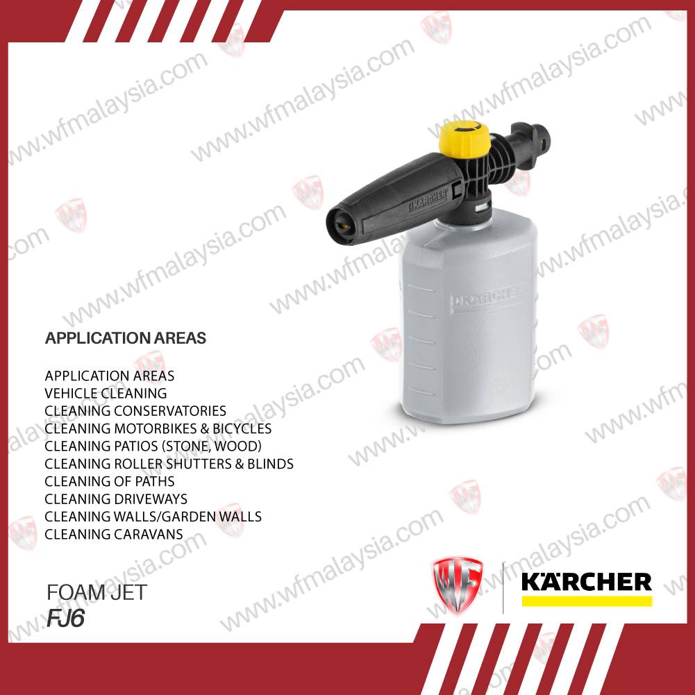 KARCHER NOZZLE FJ 6 Foam Jet Shampoo Original Snow Washer Snow Gun Real
