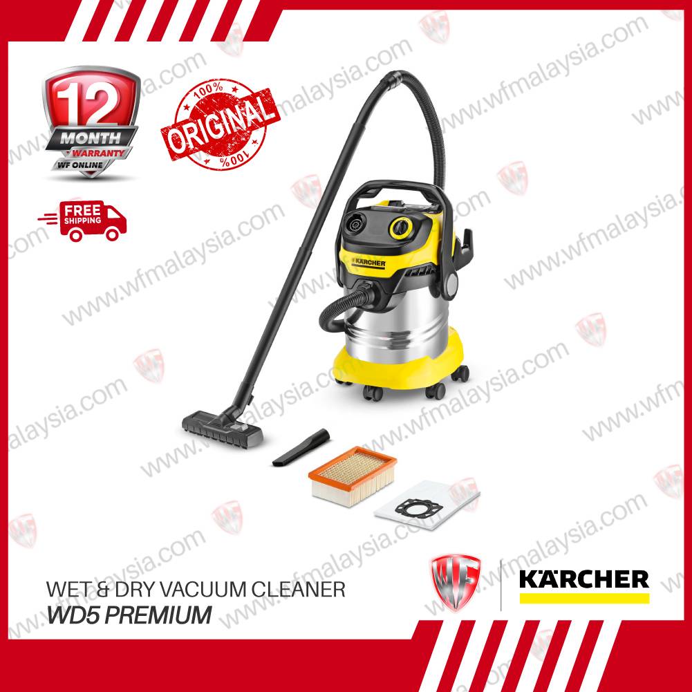 KARCHER WD5 S V25 WET & DRY Vacuum Cleaner Home Used Multipurpose