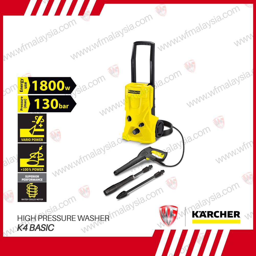 KARCHER K4 BASIC HIGH PRESSURE WASHER (1 YEARS WARRANTY)