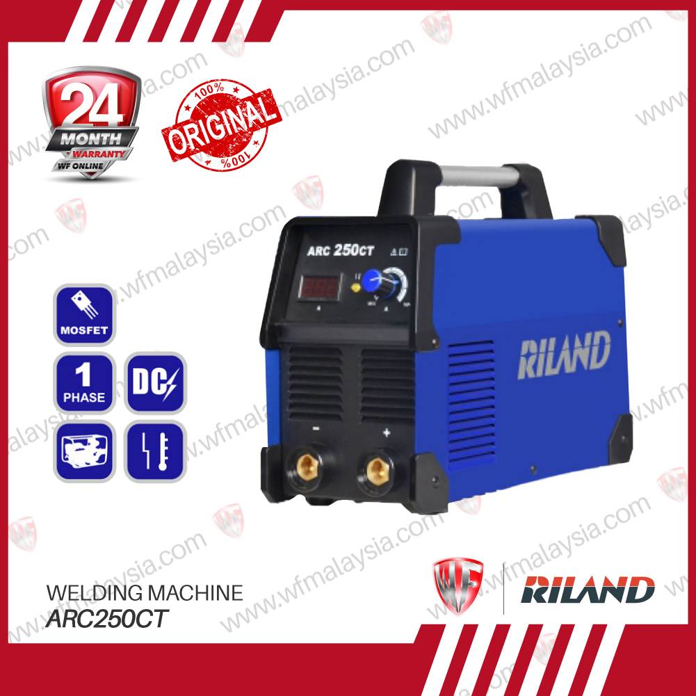 Riland ARC250CT 41A190A ARC / MMA Welding Machine Nonstop Welding for 2.5mm and 3.2mm
