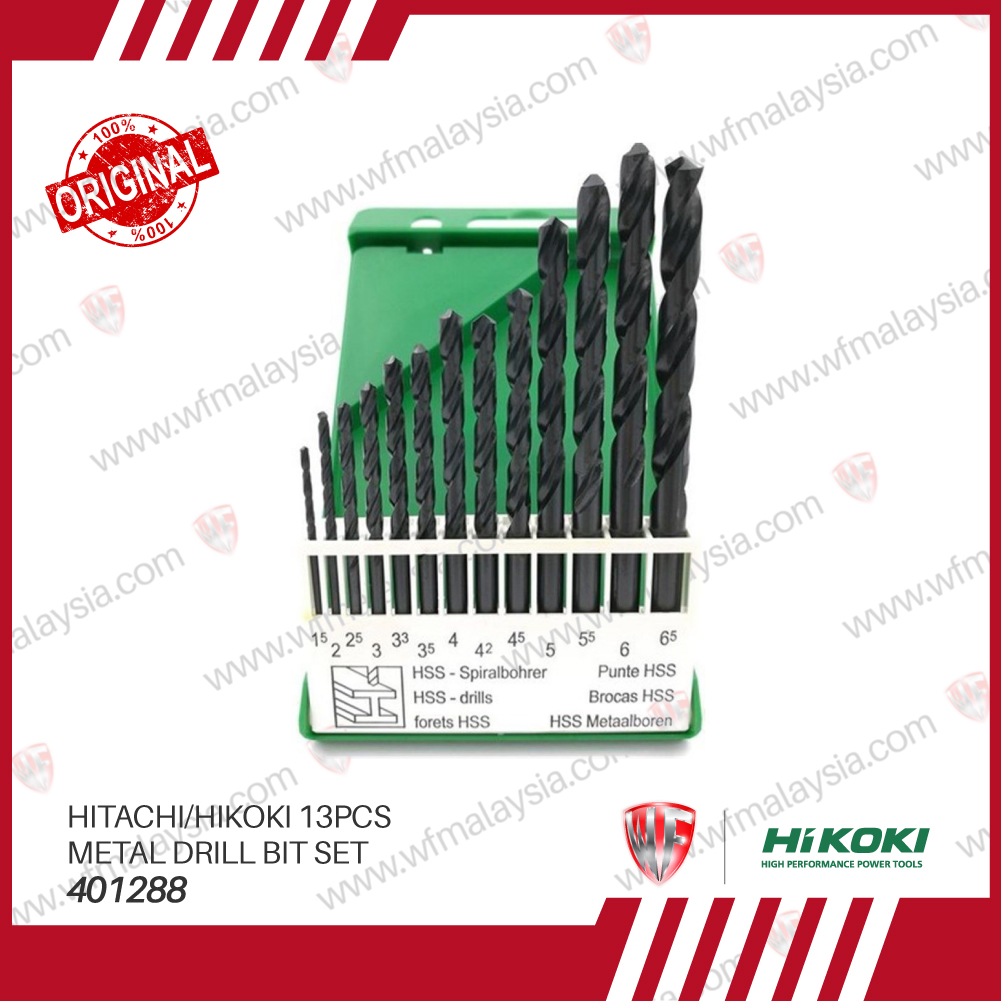 Hitachi/Hikoki 13pcs Metal Drill Bit 