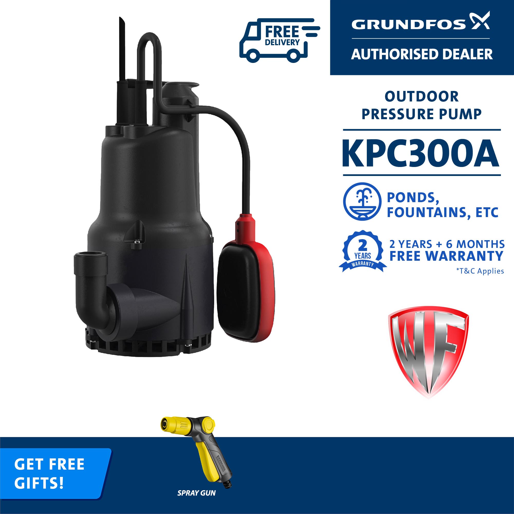 Grundfos KPC 300 A Submersible Drainage Pumps